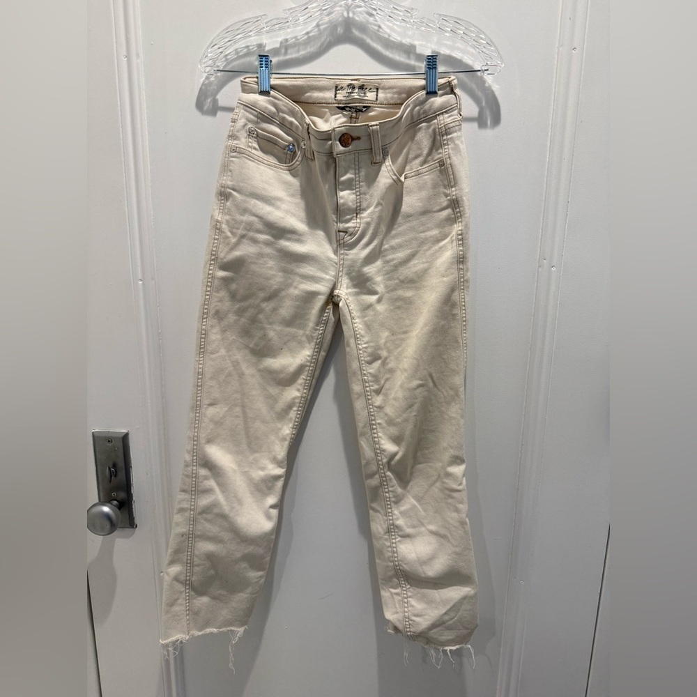 We The Free Cream Denim Pants